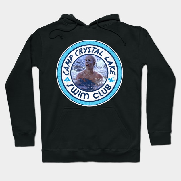 Camp Crystal Lake Swim Club Hoodie by darklordpug